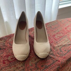 J.Crew Wedge , Espadriiles, Natural, Size 9